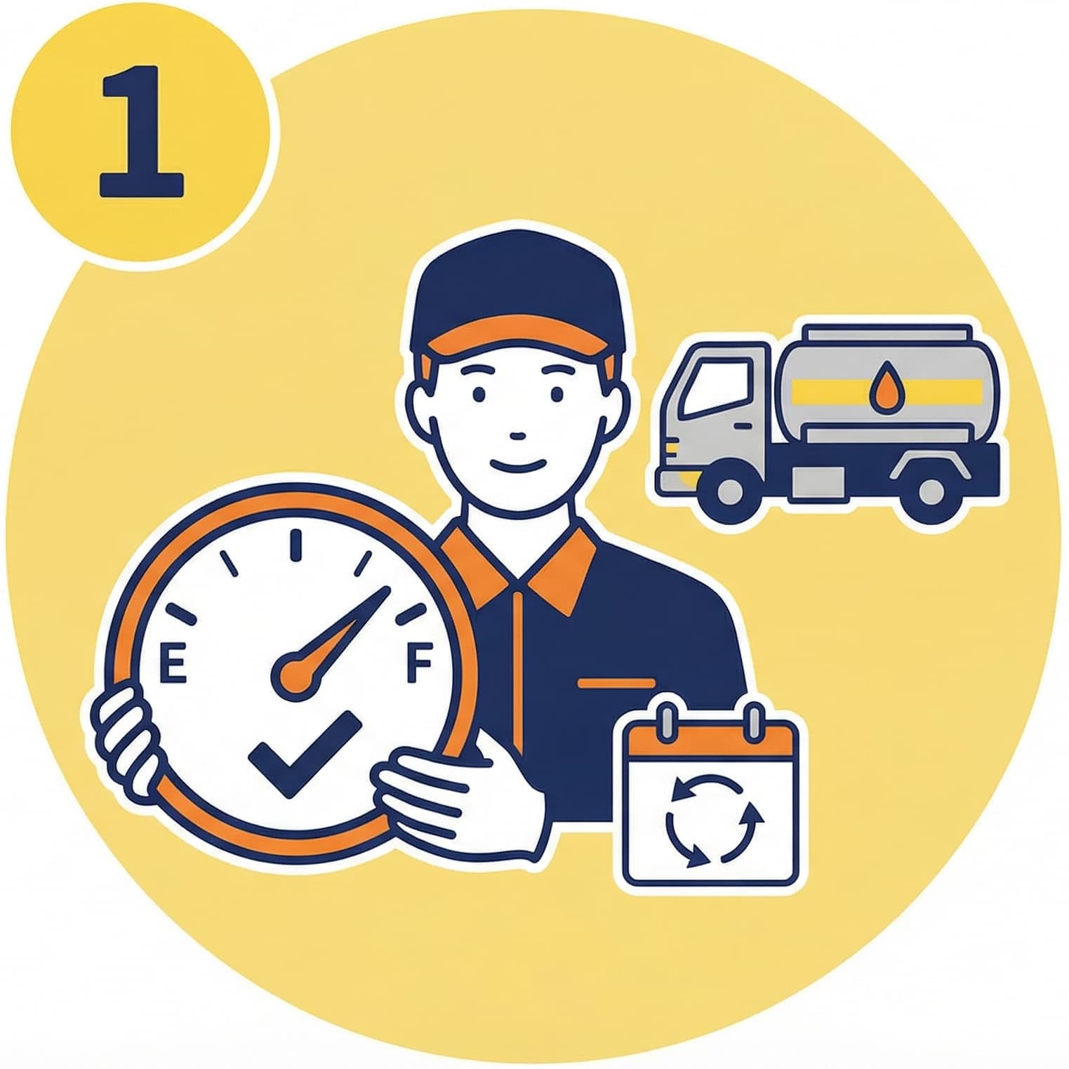 定期的に残量を確認