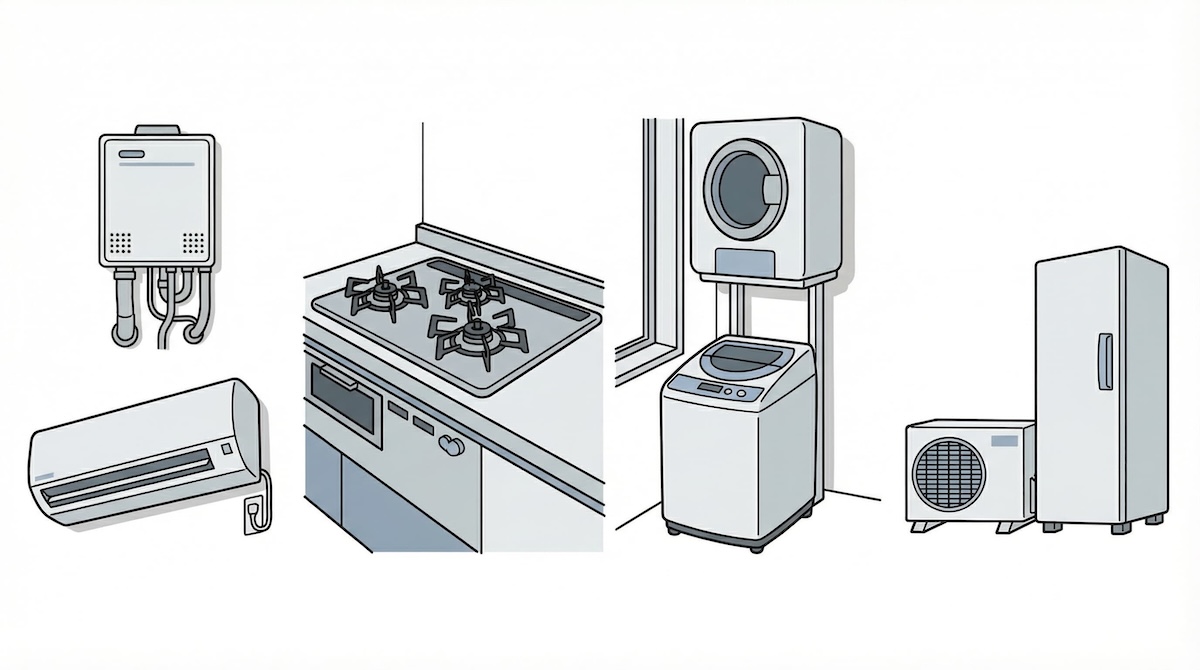 ガス機器・家電